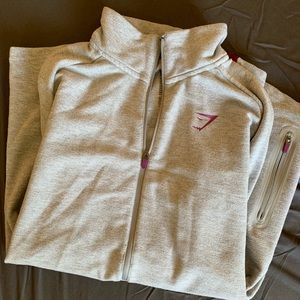 Light gray Gym Shark long sleeve